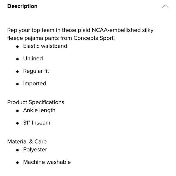 NEW Texas Longhorns Silky Fleece Pants - NWT. Med, Large - Picture 4 of 5